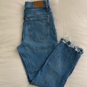 Madewell high rise slim boy jean